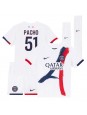 Paris Saint-Germain Willian Pacho #51 Bortedraktsett Barn 2024-25 Korte ermer (+ bukser)